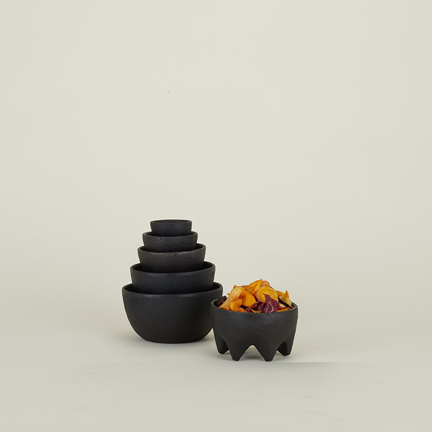 Cast Iron Footed Bowl