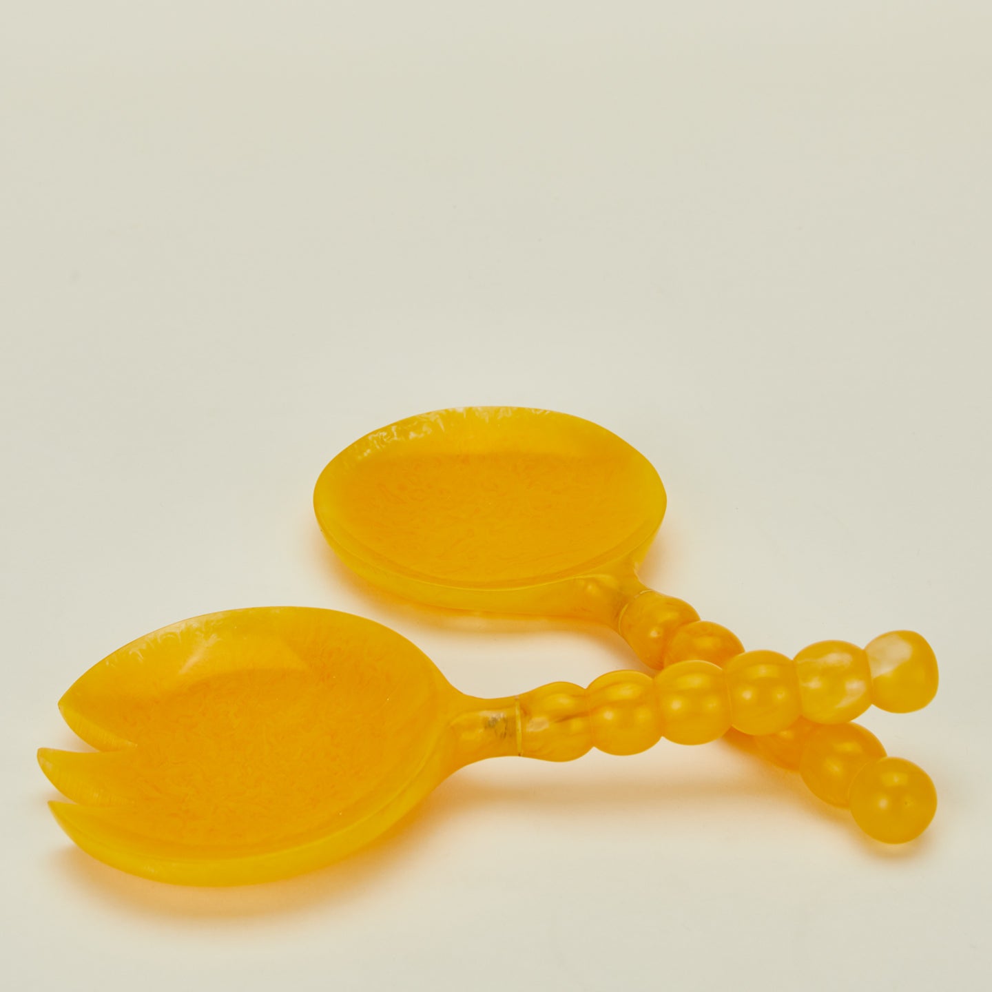 Lemon Yellow Salad Servers