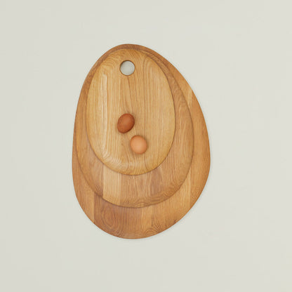 Pebble Cutting Board - Oak