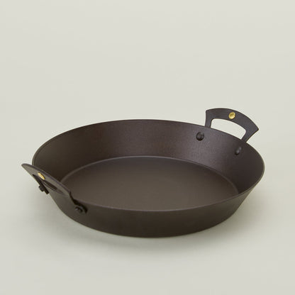 Spun Iron Two Handled Saute Pan