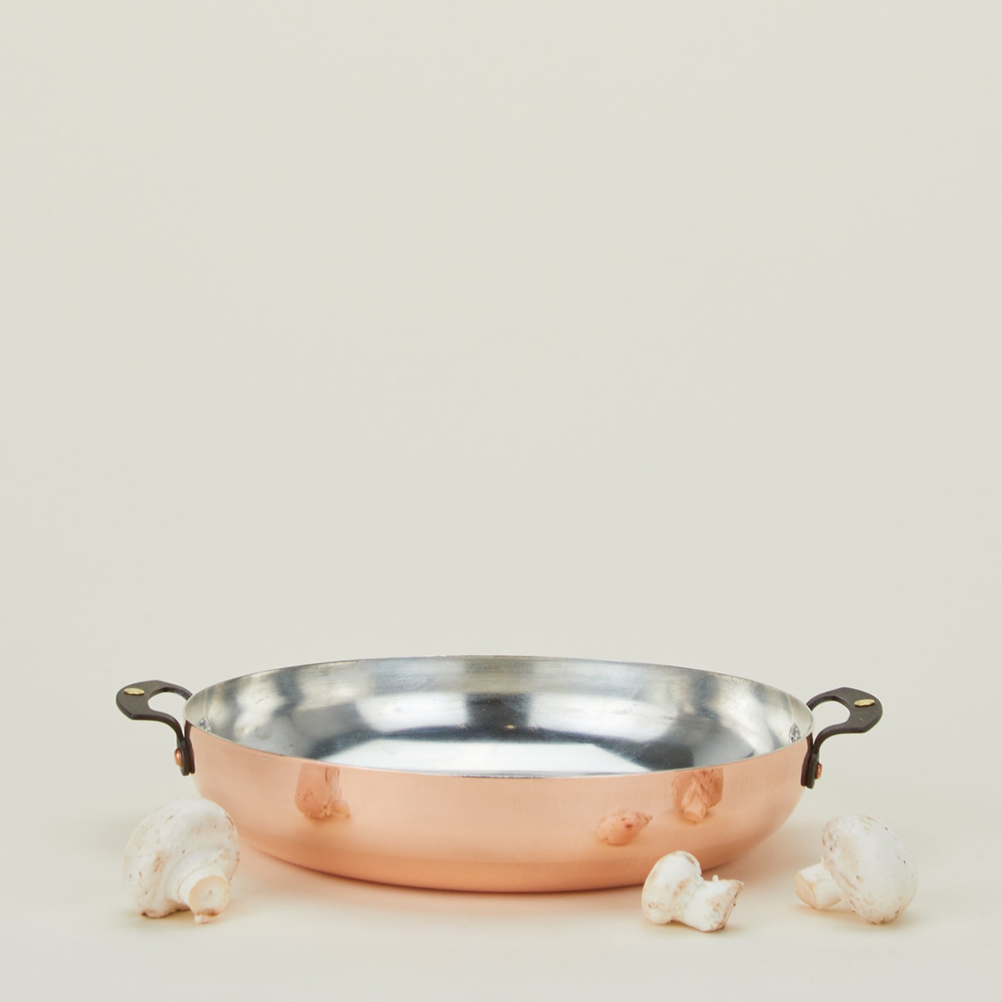 Copper Two Handled Saute Pan, 11"