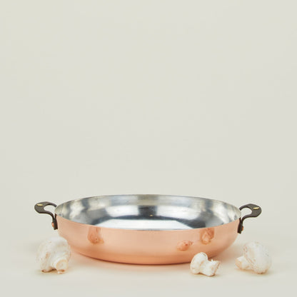 Copper Two Handled Saute Pan, 11"