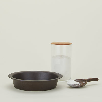Spun Iron Deep Pie Dish