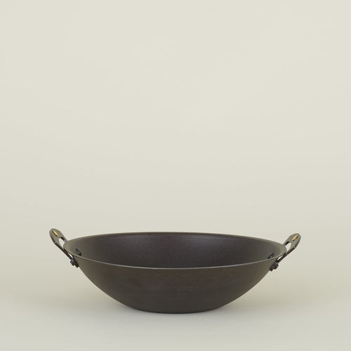 Spun Iron Wok