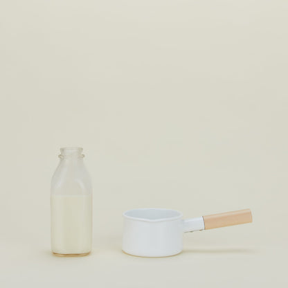 Enameled Milk Pot