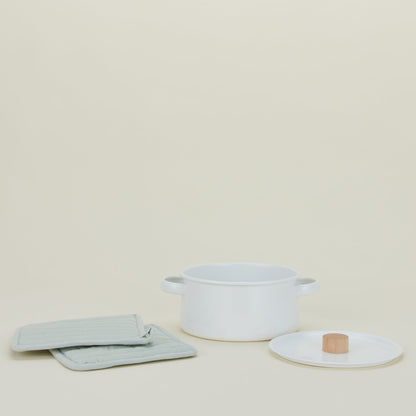 Enameled Pot