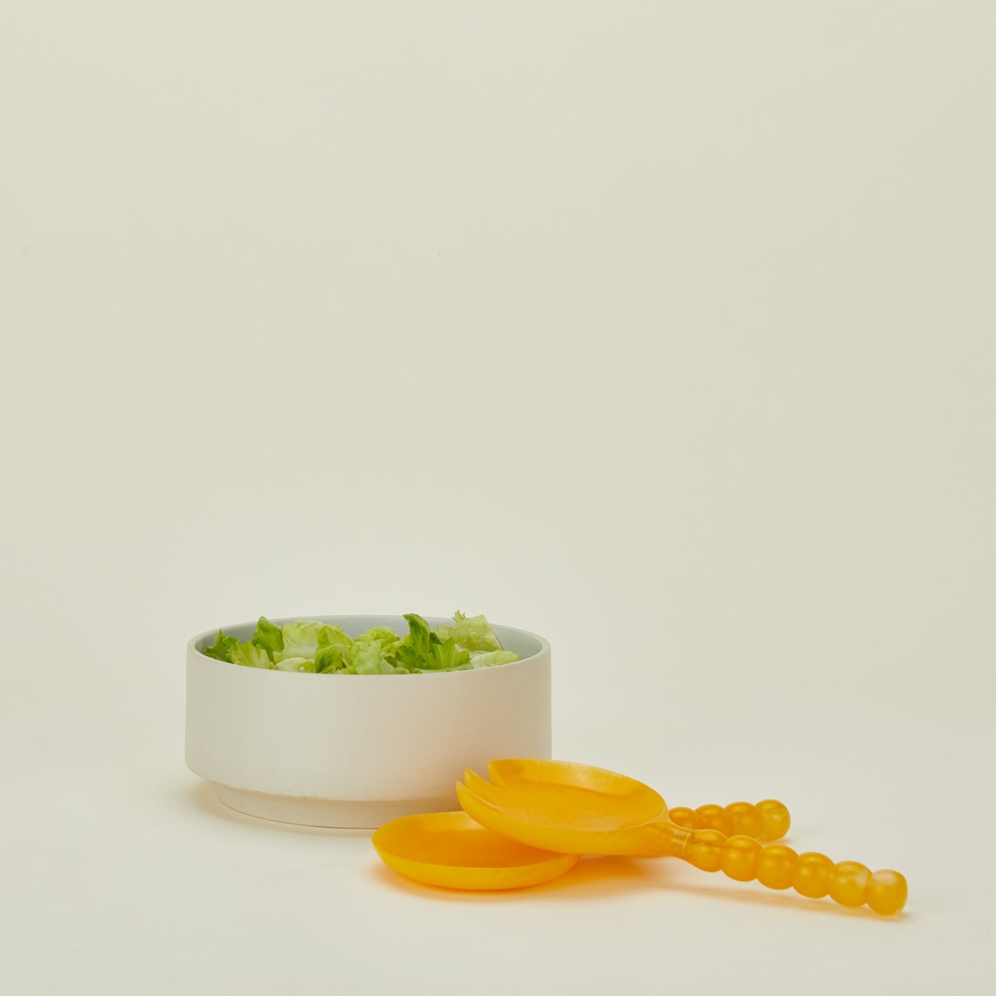 Lemon Yellow Salad Servers