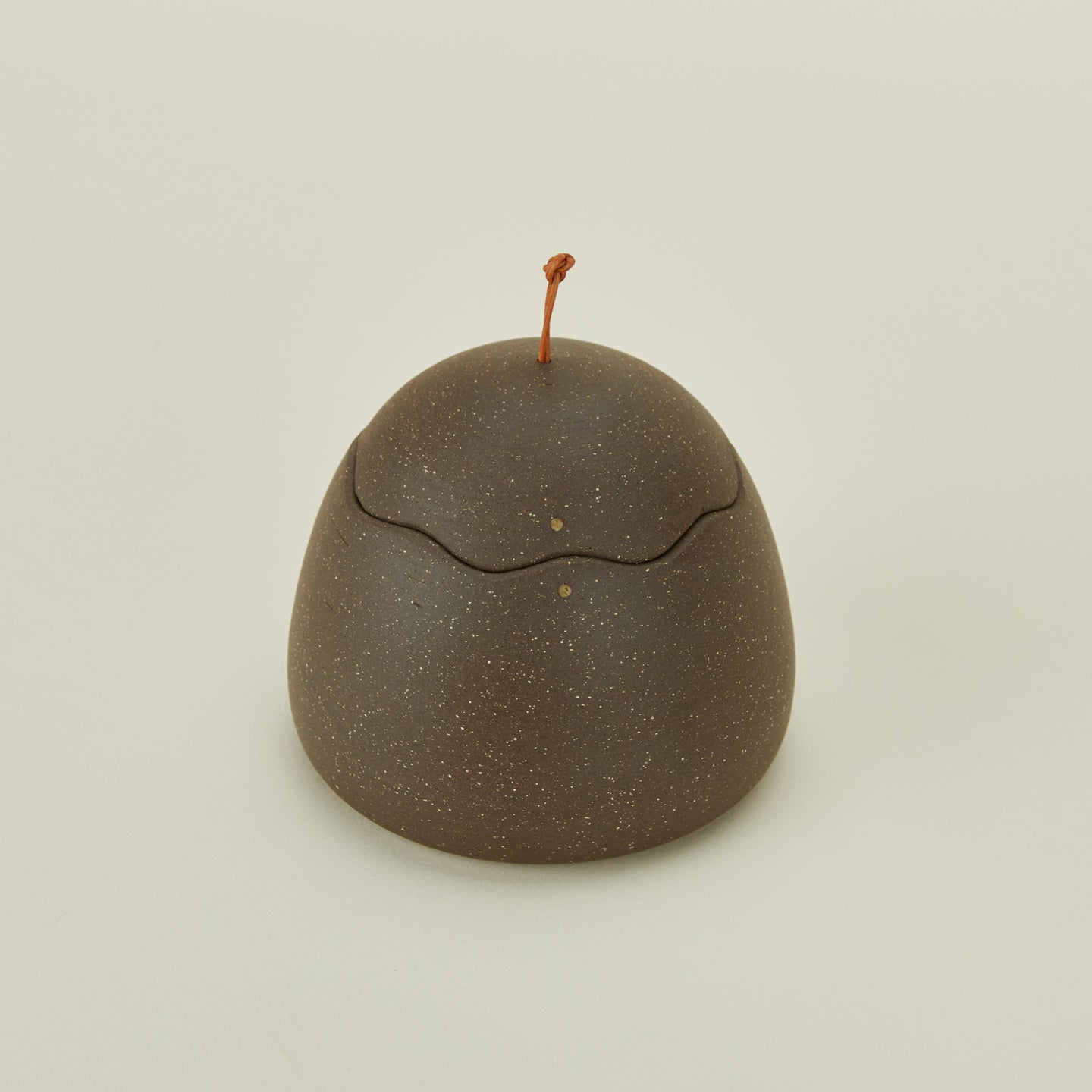 Stoneware Squiggle Jar - Olive