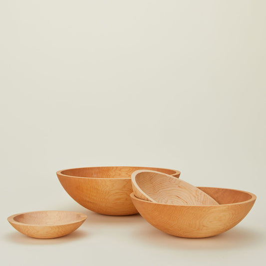 Turned Wood Bowl - Natural Maple