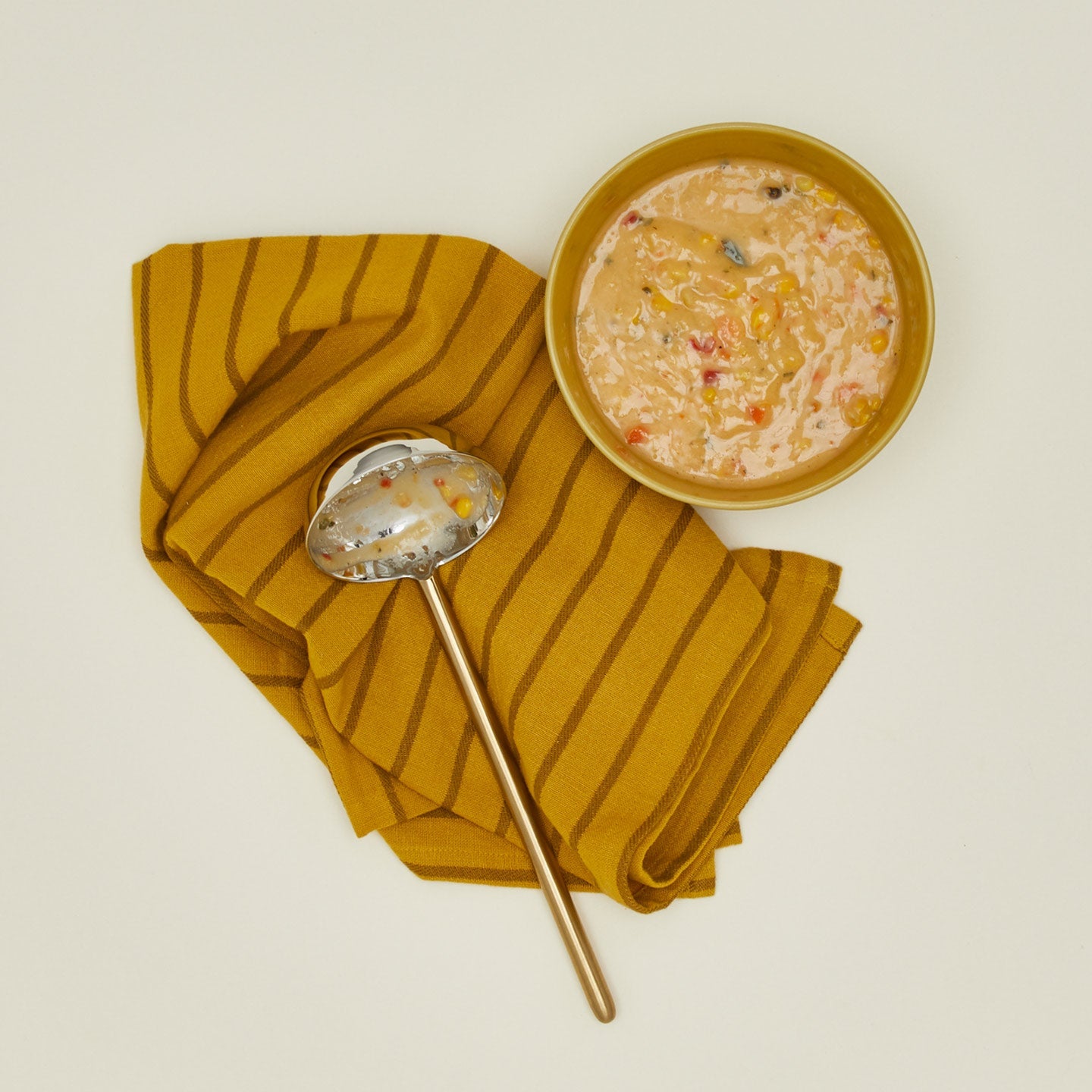 Simple Metal Ladle - Brass