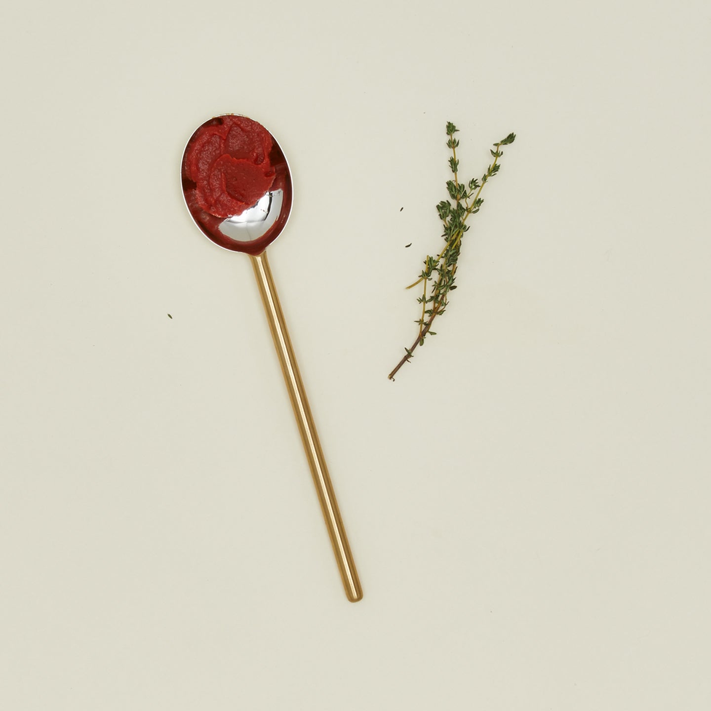 Simple Metal Spoon - Brass