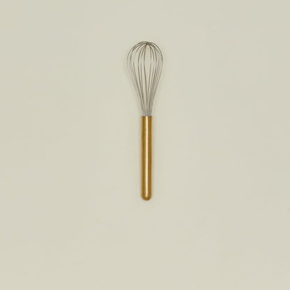 Simple Metal Whisk - Brass