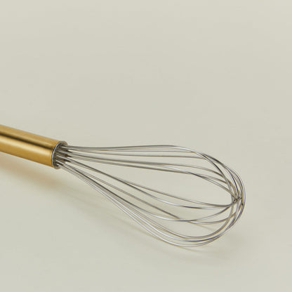 Simple Metal Whisk - Brass