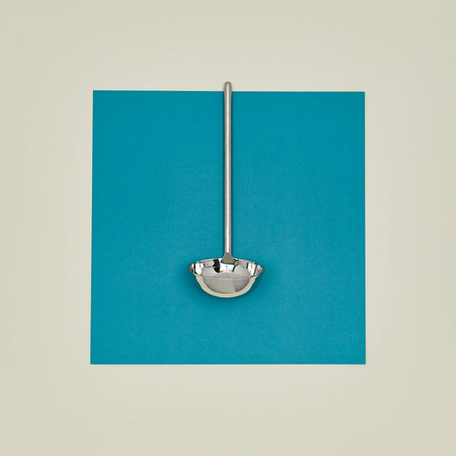 Simple Metal Ladle - Silver