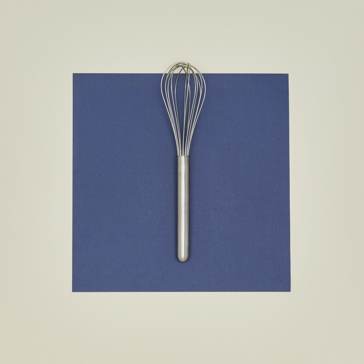 Simple Metal Whisk - Silver